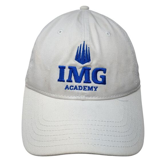 IMG Academy Slideback Hat White One Size Embroidered Under Armour - Picture 1 of 9